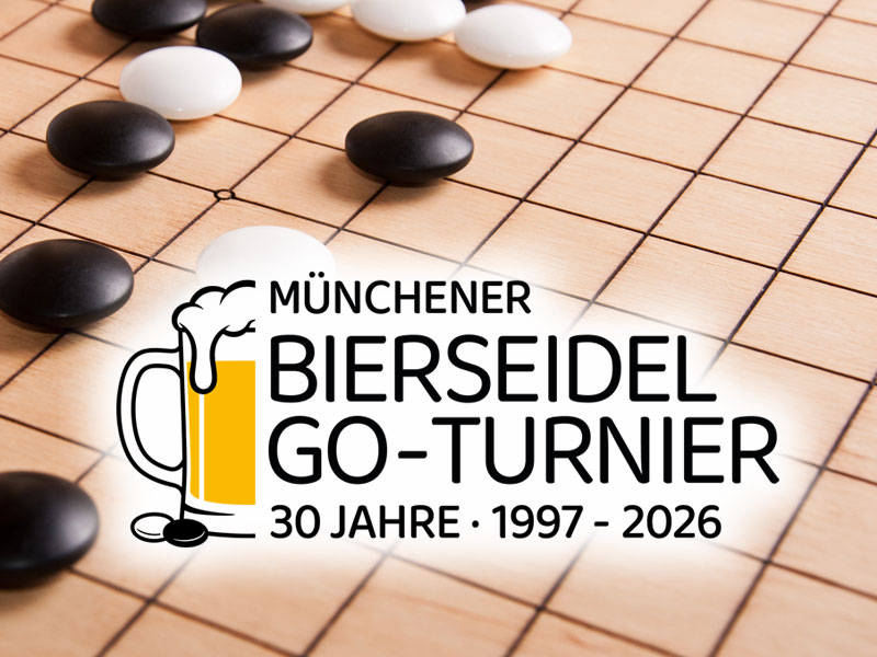 Am 3. und 4. Oktober 2026 wird im Münchner Pelkovenschlössl wieder Go auf höchstem Niveau gespielt: Das Bierseidel-Go-Turnier feiert seine 30. Ausgabe!